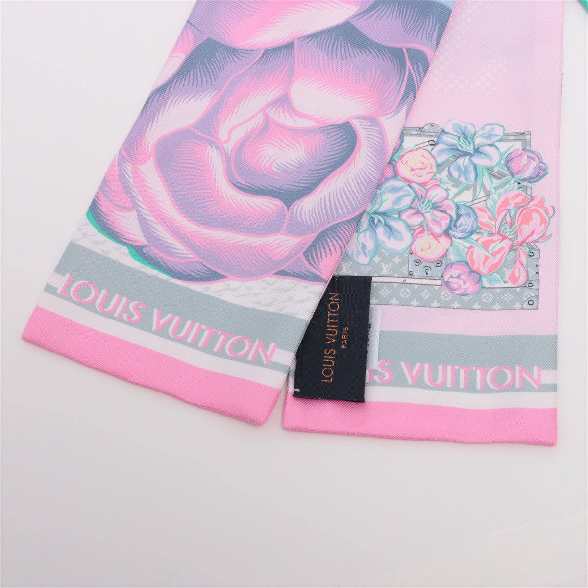 Louis Vuitton M76969 Bandeau Mull fleur HS0261 Scarf Silk Pink