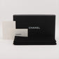 Chanel Matelasse Caviar Skin Zip Round Wallet White Gold Metal Fittings