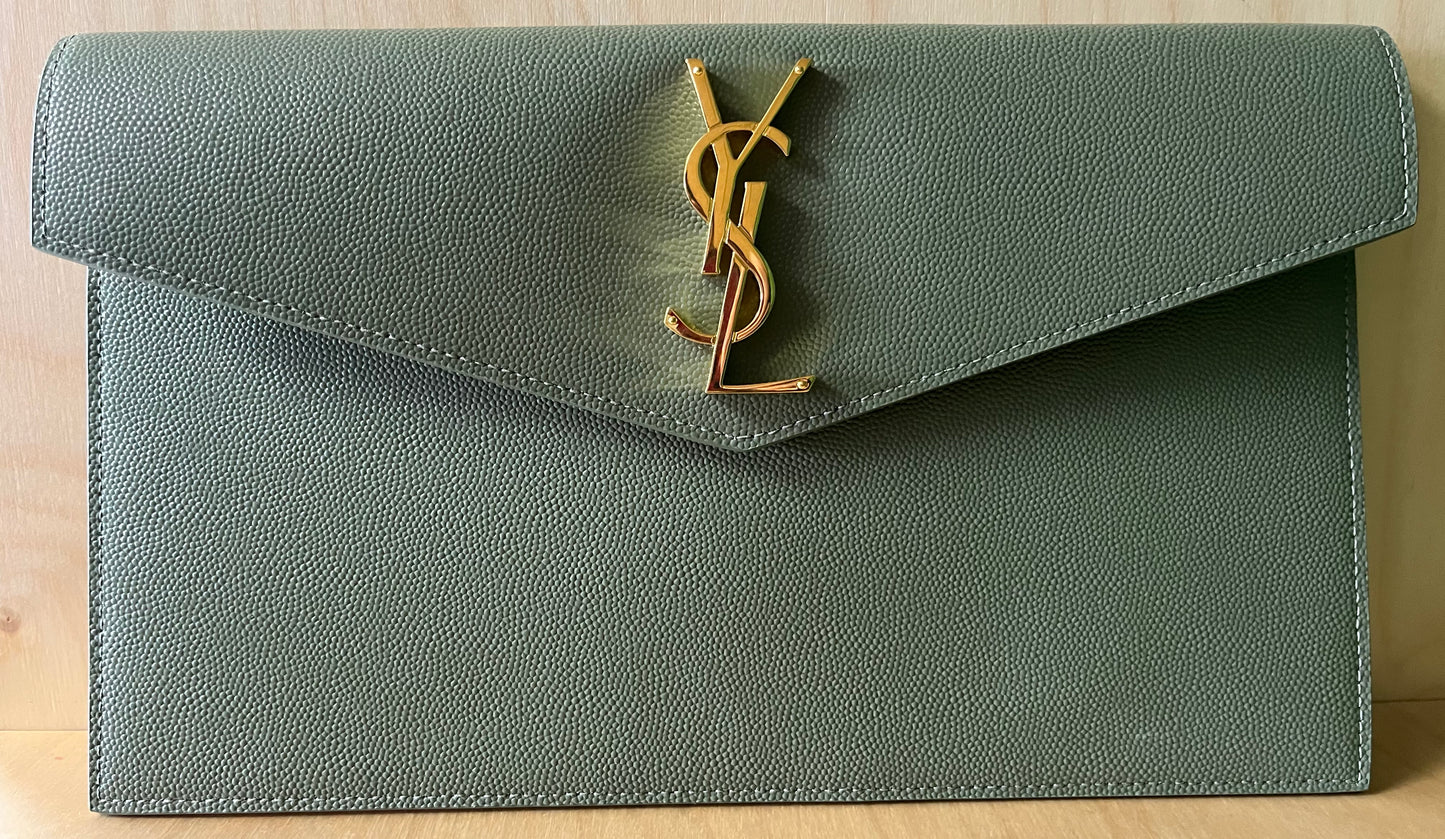 YSL	Uptown Pouch Sage