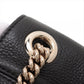 Gucci Soho Leather Chain Shoulder Bag Black 310306