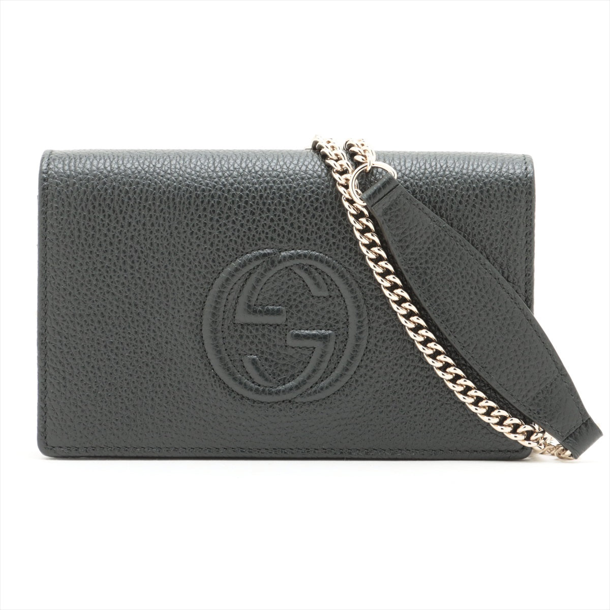 Gucci Soho Leather Chain Wallet