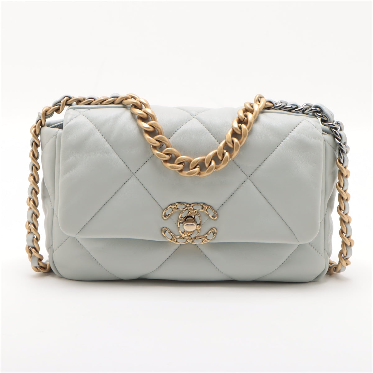 Chanel CHANEL 19 Lambskin Chain Shoulder Bag